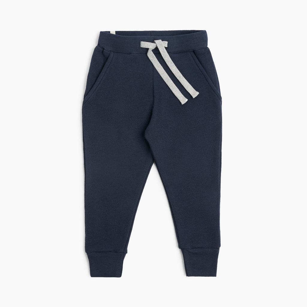 Cozy Skinny Sweats - Sweatpants - Navy - 3-6 months - mini mioche