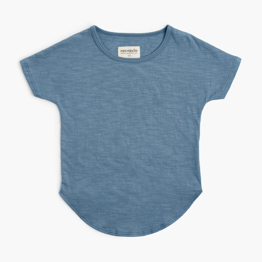 Mod Lune Top - Short Sleeve Tees - River - 1/2 years - mini mioche