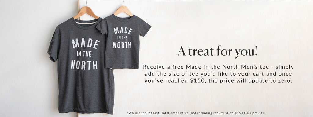 Gift with Purchase - Made in the North Men's Tee - mini mioche