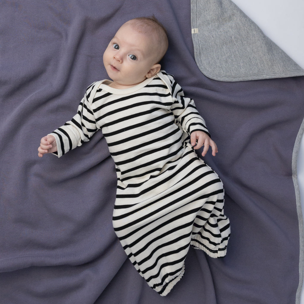 Cloud Bundler - Pajamas - Natural Stripe - one size - mini mioche