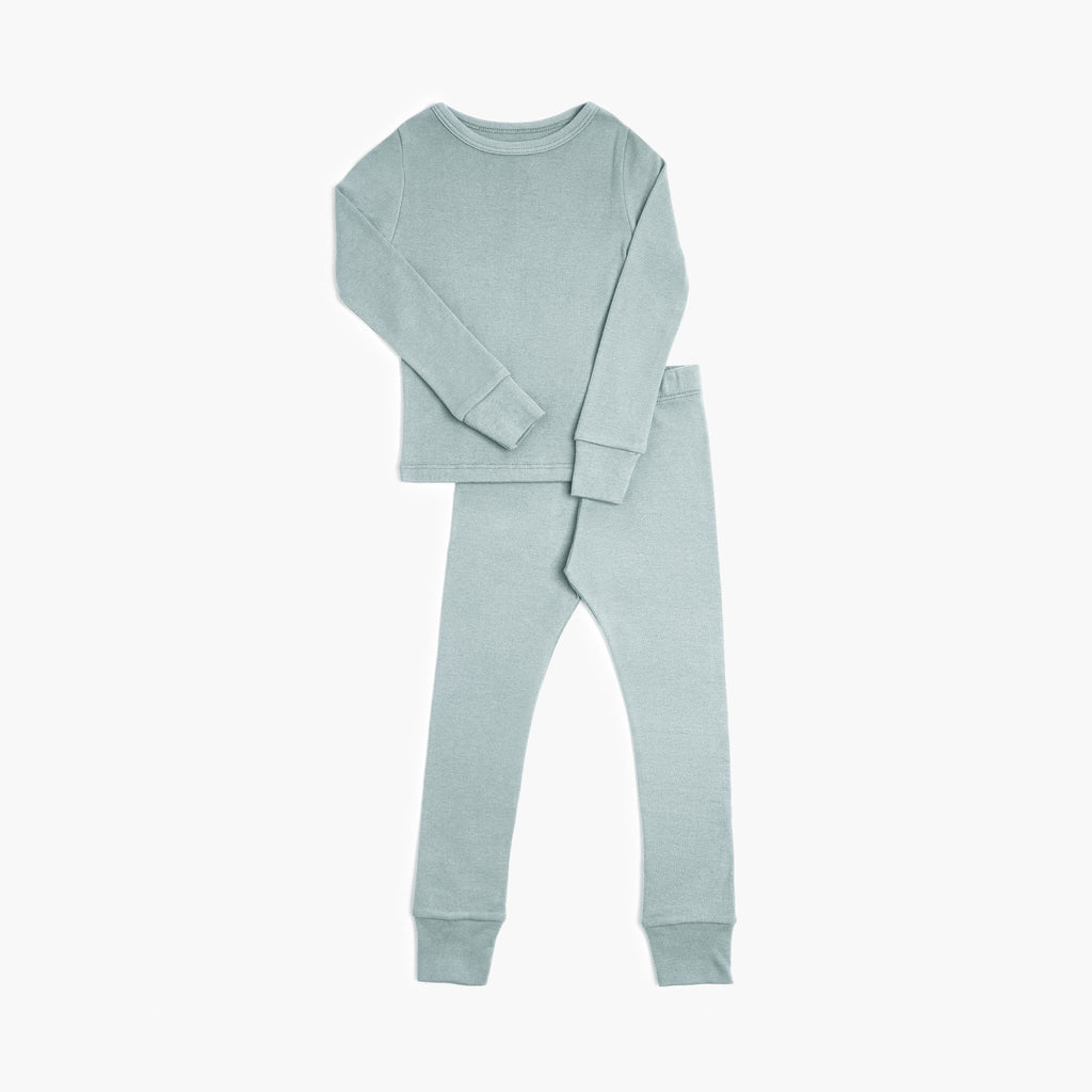 Dreamy Long Sleeve Pajama Set - Pajamas - Sky - 4 - mini mioche