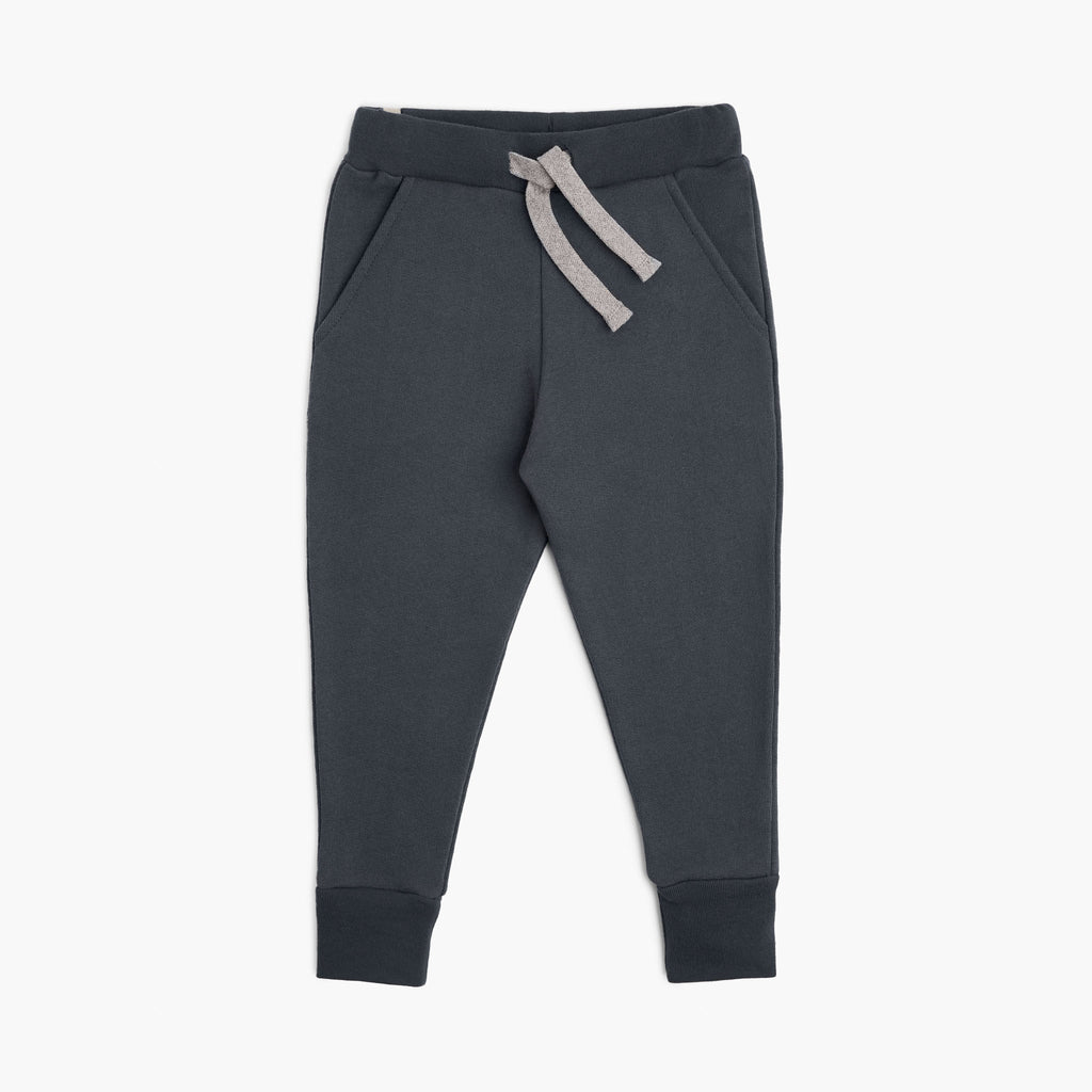 Cozy Skinny Sweats - Sweatpants - Navy - 3-6 - mini mioche