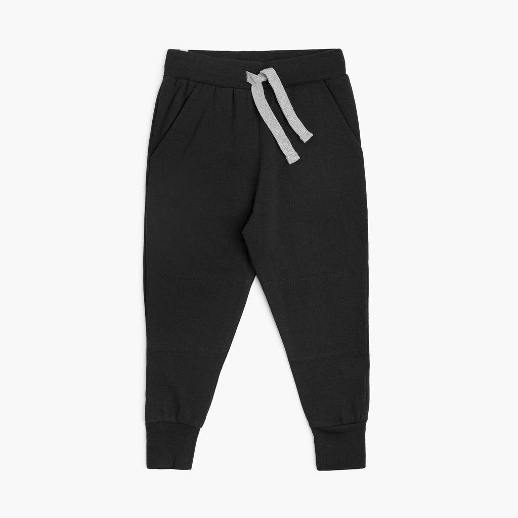 Jersey Skinny Sweats - Sweatpants - Black - 3-6 months - mini mioche