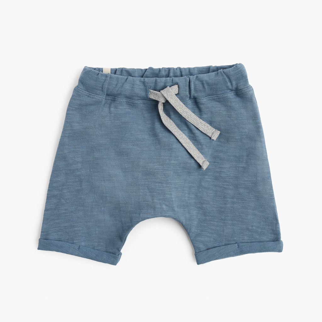 Mod Slouchy Shorts - Shorts - River - 3-6 months - mini mioche