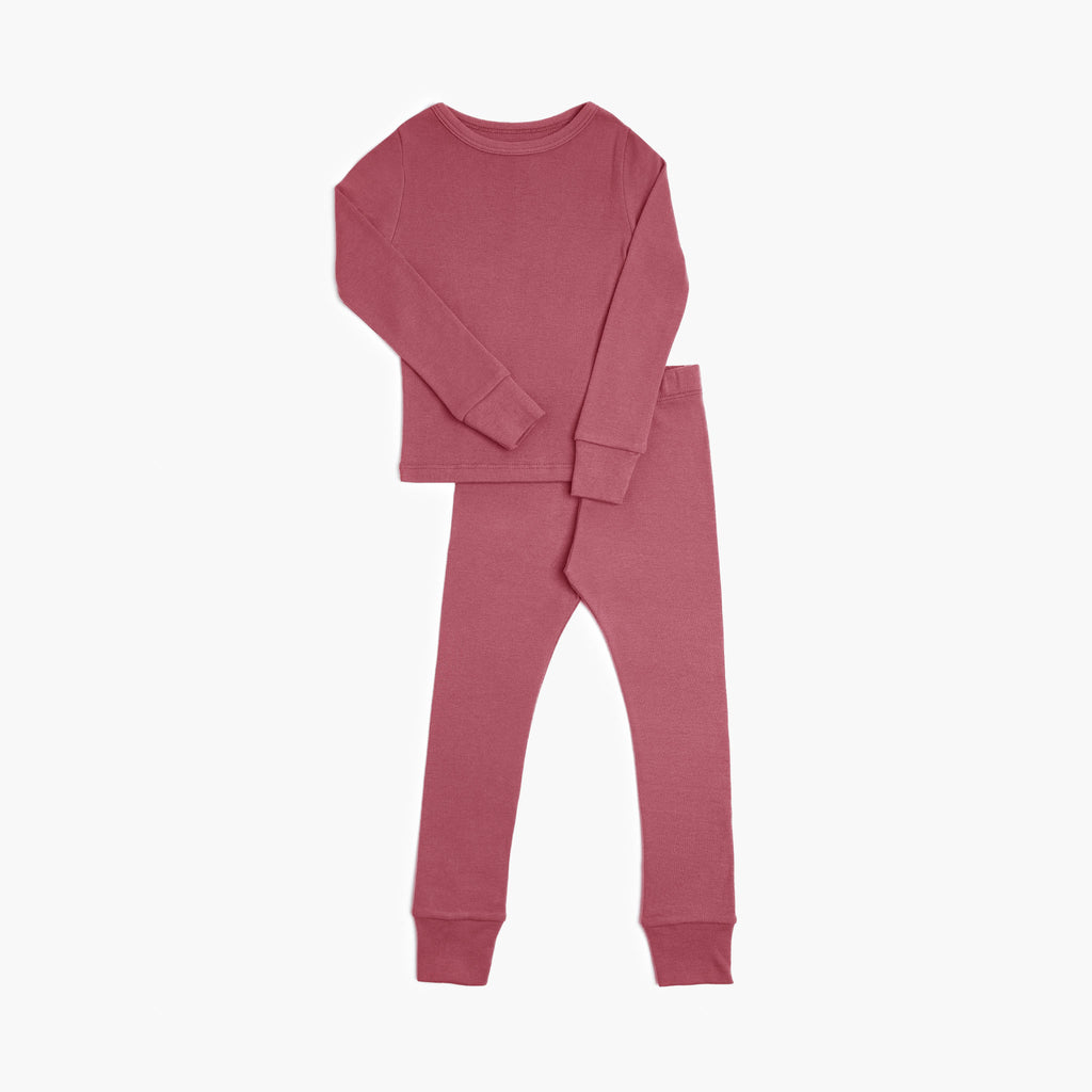 2-piece Pajama Set - Pajamas - Coral - 2 - mini mioche