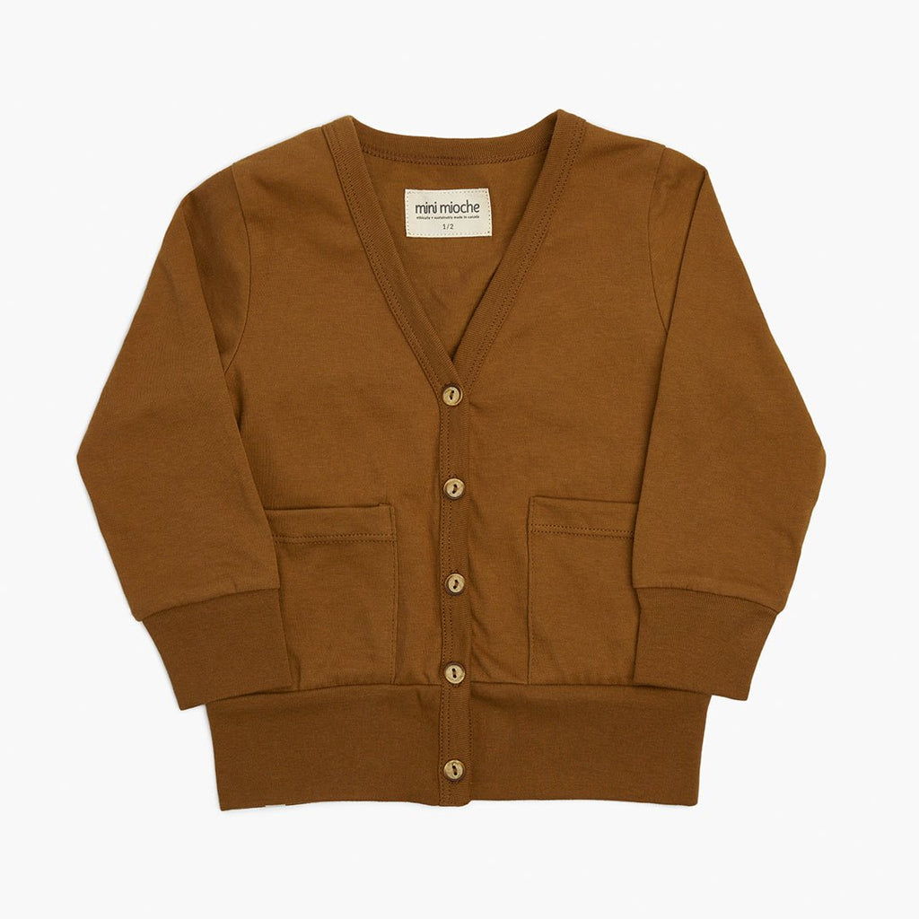 Classic Cardi - Cardigans - Amber - 6-12 - mini mioche