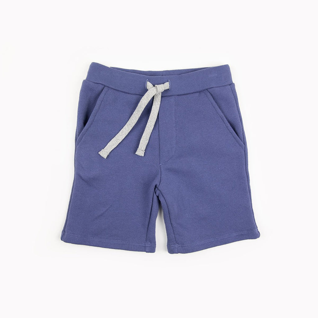French Terry Bermuda Short - Shorts - Blueberry - 3-6 - mini mioche