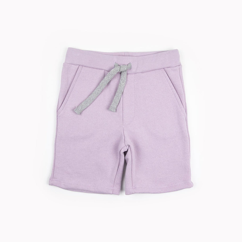 French Terry Bermuda Short - Shorts - Lilac - 3-6 - mini mioche