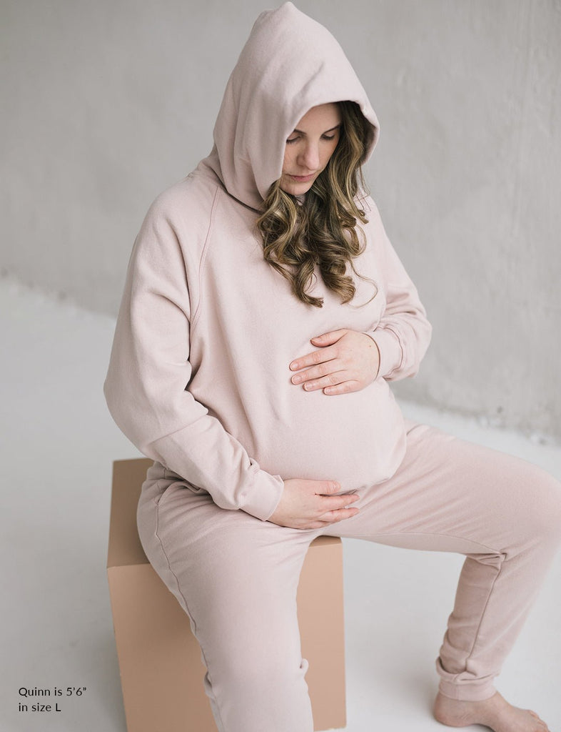 The Women's Relaxed Hoodie - Adult Hoodies - Blush - XS - mini mioche