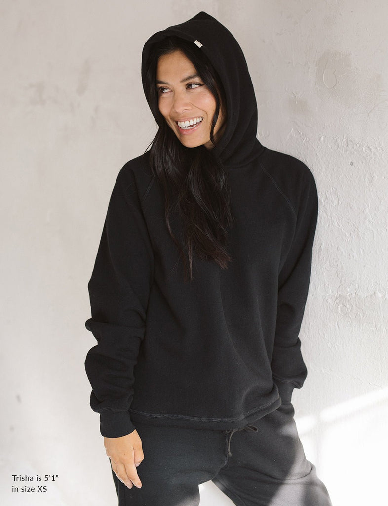 The Women's Relaxed Hoodie - Adult Hoodies - Black - XS - mini mioche