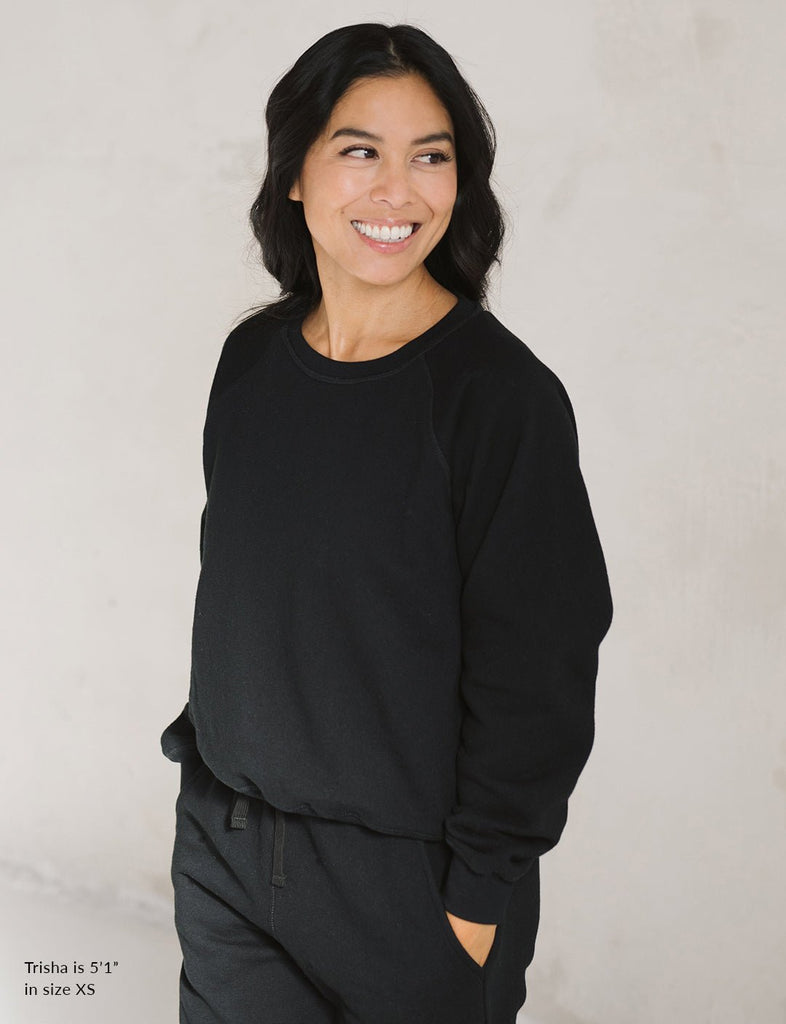 The Women's Crew Sweatshirt - Adult Sweatshirts - Black - XS - mini mioche