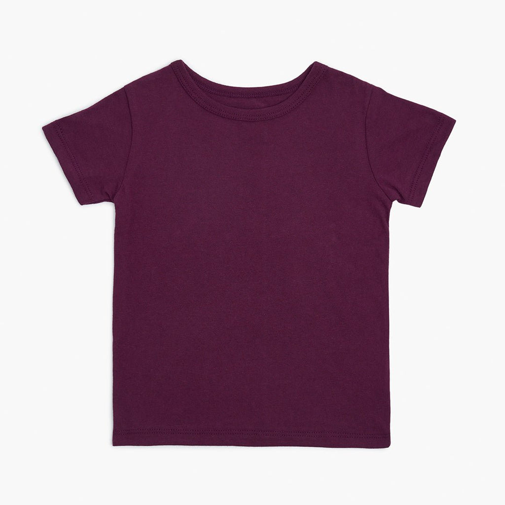 Short Sleeve Tee - Short Sleeve Tees - Berry - 3-6 - mini mioche